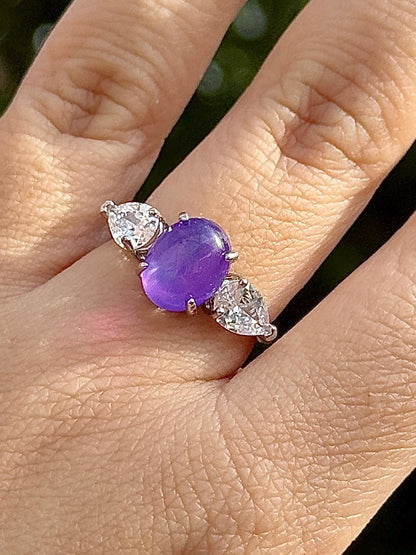 Bague en pierre précieuse