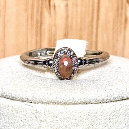Bague opale pierre semi précieuse