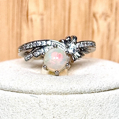 Bague opale pierre semi précieuse