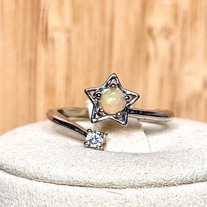 Bague opale pierre semi précieuse
