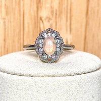 Bague opale pierre semi précieuse