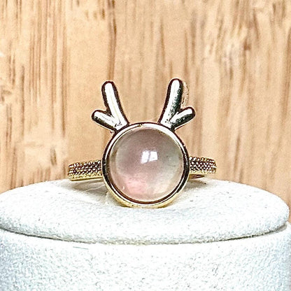 Bague fluorite pierre semi précieuse