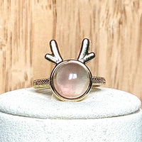Bague fluorite pierre semi précieuse