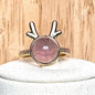 Bague fluorite pierre semi précieuse