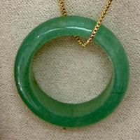 Collier anneaux en pierre semi precieuse