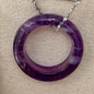 Collier anneaux en pierre semi precieuse