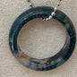 Collier anneaux en pierre semi precieuse