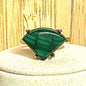 Bague en acier et pierre semi précieuse (1)