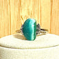 Bague en acier et pierre semi précieuse (1)