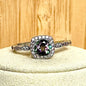 Bague en topaze mystique pierre semi précieuse