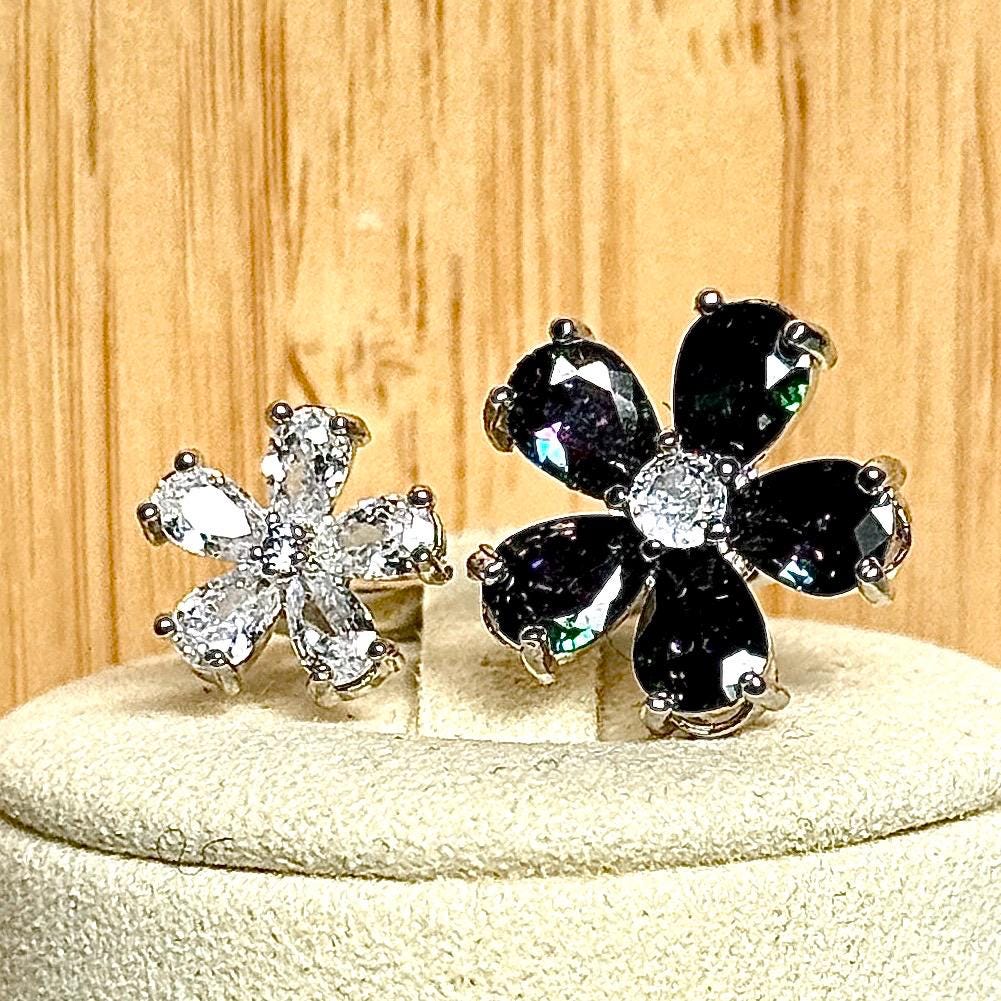 Bague en topaze mystique pierre semi précieuse