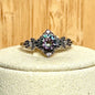 Bague en topaze mystique pierre semi précieuse