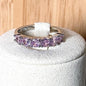 Bague zirconium rose