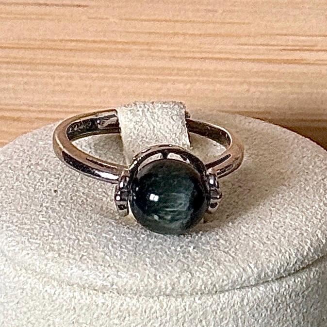 Bague anti-stress pierre naturelle semi precieuse