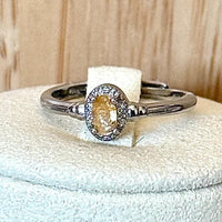 Bague tourmaline pierre fine - semi précieuse