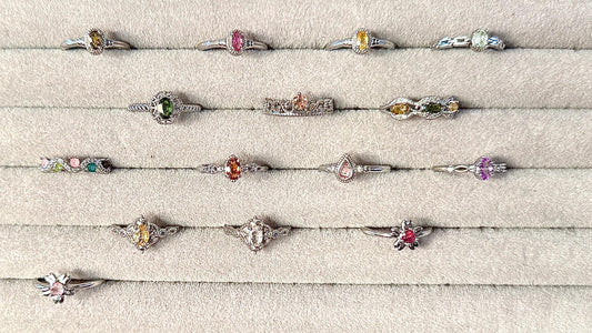 Bague tourmaline pierre fine - semi précieuse