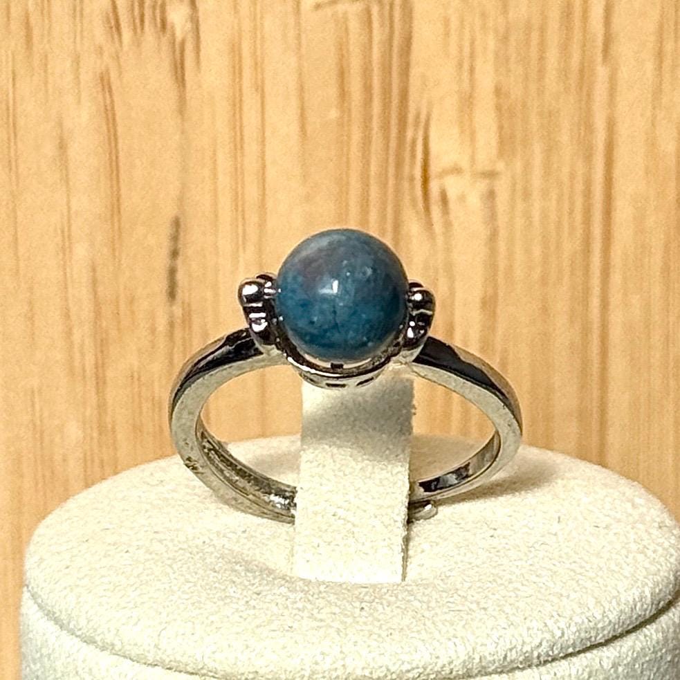 Bague anti-stress pierre naturelle semi precieuse