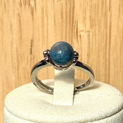 Bague anti-stress pierre naturelle semi precieuse