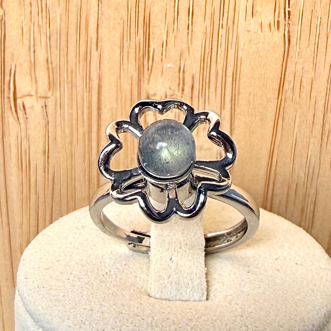 Bague anti-stress pierre naturelle semi precieuse