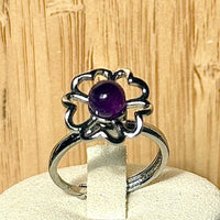 Bague anti-stress pierre naturelle semi precieuse