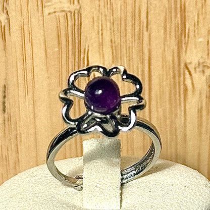 Bague anti-stress pierre naturelle semi precieuse