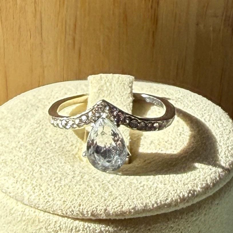 Bague en acier et pierre semi précieuse (1)