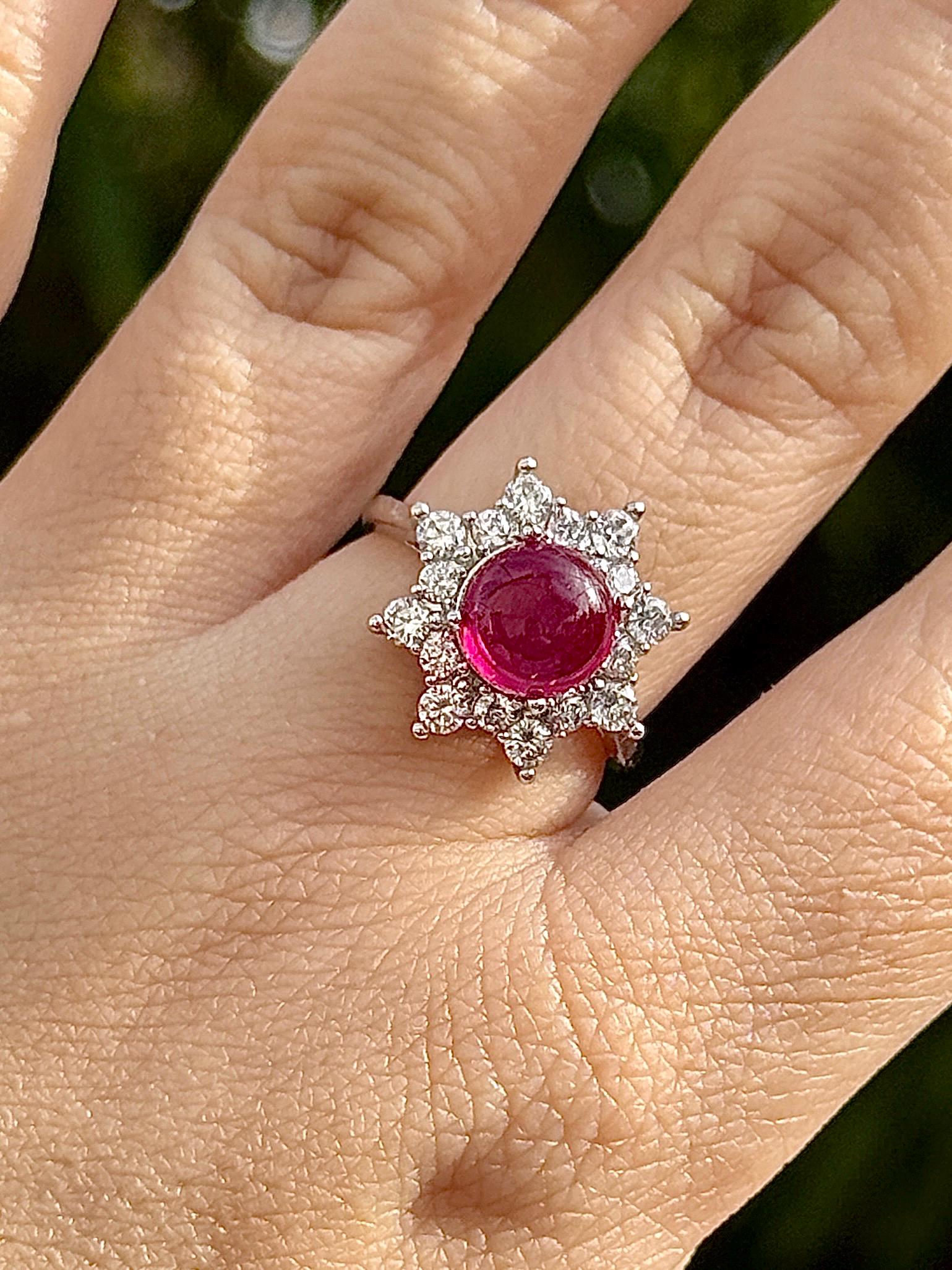 Bague en pierre précieuse