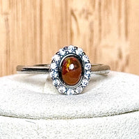 Bague opale pierre semi précieuse