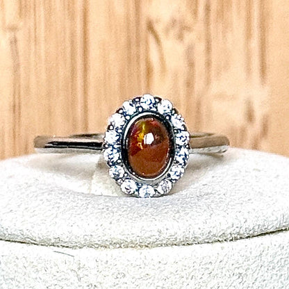 Bague opale pierre semi précieuse