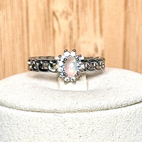Bague opale pierre semi précieuse