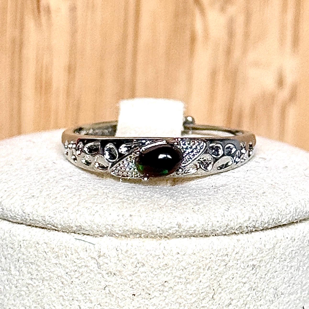 Bague opale pierre semi précieuse