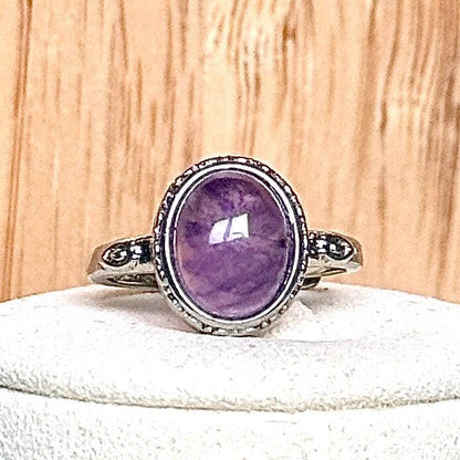 Bague fluorite pierre semi précieuse