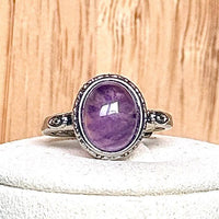 Bague fluorite pierre semi précieuse