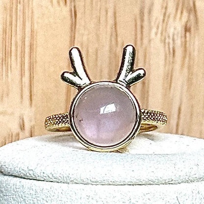 Bague fluorite pierre semi précieuse