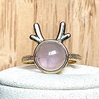 Bague fluorite pierre semi précieuse