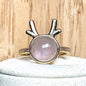 Bague fluorite pierre semi précieuse