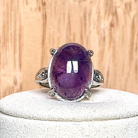 Bague fluorite pierre semi précieuse