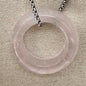 Collier anneaux en pierre semi precieuse