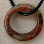 Collier anneaux en pierre semi precieuse