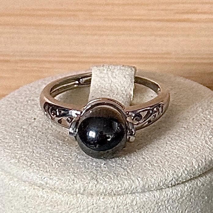 Bague anti-stress pierre naturelle semi precieuse