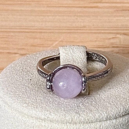 Bague anti-stress pierre naturelle semi precieuse