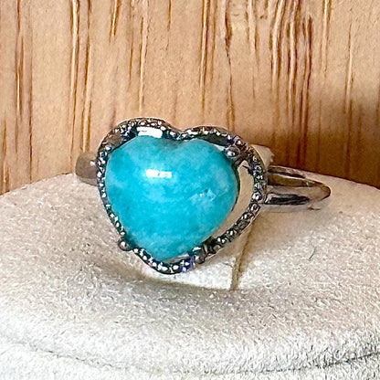 Bague pierre semi précieuse