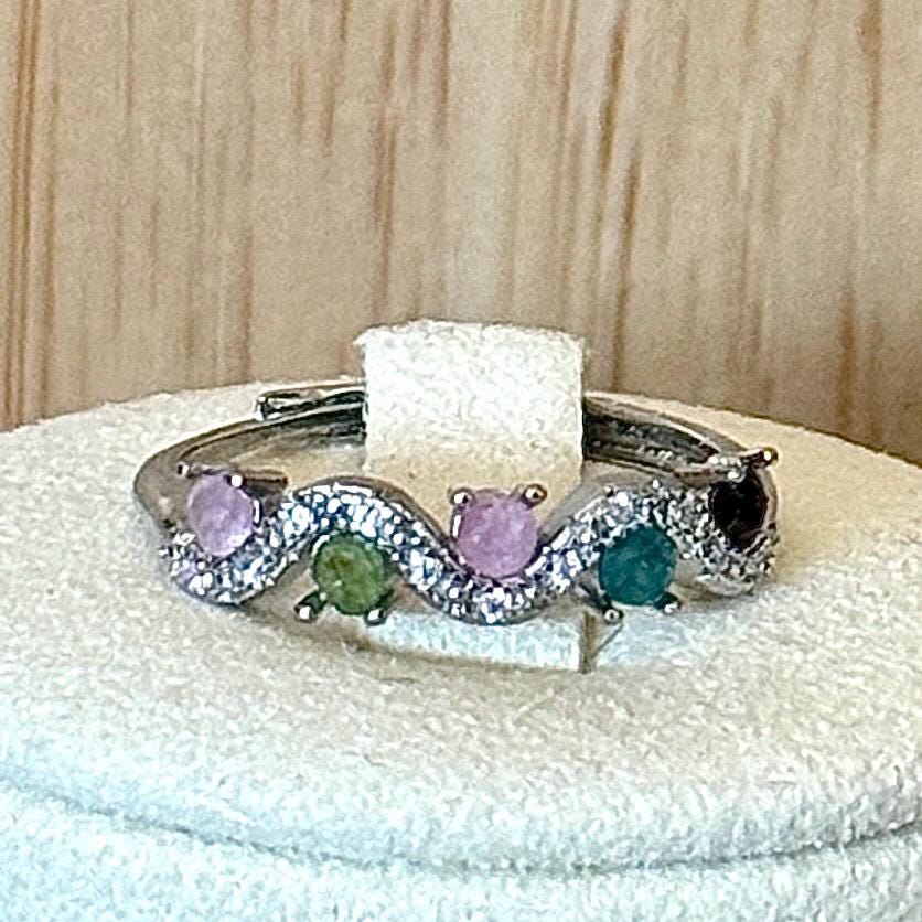 Bague tourmaline pierre fine - semi précieuse