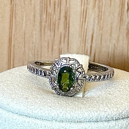 Bague tourmaline pierre fine - semi précieuse