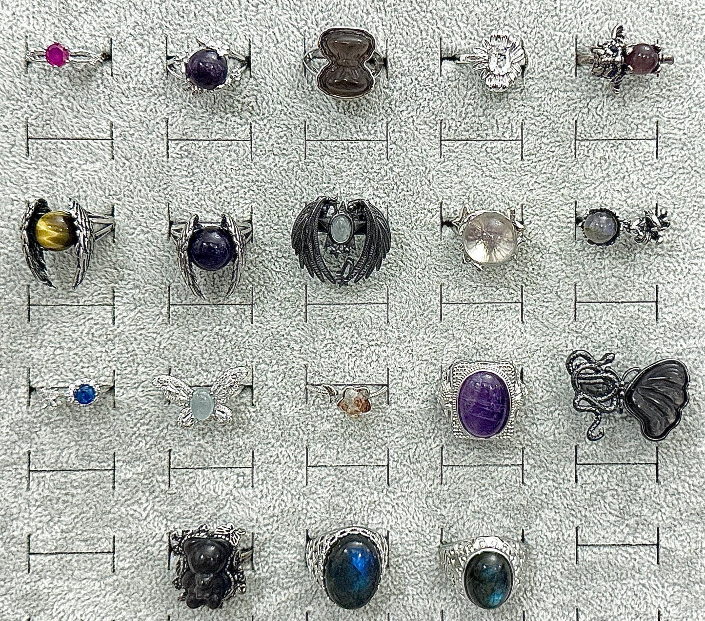 Bague pierre semi précieuse
