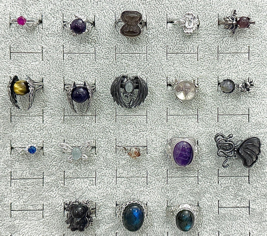 Bague pierre semi précieuse