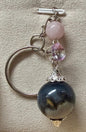Porte clefs pendulum pierre semi précieuse