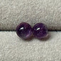 Boucle d’oreille puces en pierre semi précieuse tige en argent 925
