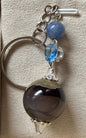 Porte clefs pendulum pierre semi précieuse