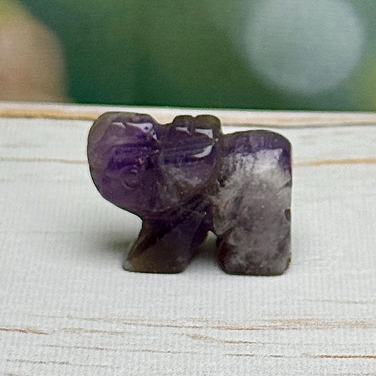 Mini figurine animaux en pierre semi précieuses
